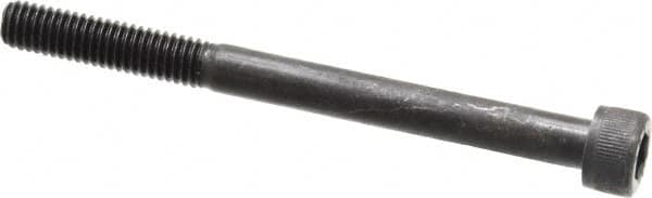 Value Collection - M6x1.00 Metric Coarse Hex Socket Drive, Socket Cap Screw - Grade 12.9 Alloy Steel, Black Oxide Finish, Partially Threaded, 70mm Length Under Head - Benchmark Tooling