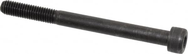 Value Collection - M8x1.25 Metric Coarse Hex Socket Drive, Socket Cap Screw - Grade 12.9 Alloy Steel, Black Oxide Finish, Partially Threaded, 90mm Length Under Head - Benchmark Tooling