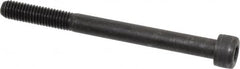 Value Collection - M8x1.25 Metric Coarse Hex Socket Drive, Socket Cap Screw - Grade 12.9 Alloy Steel, Black Oxide Finish, Partially Threaded, 90mm Length Under Head - Benchmark Tooling