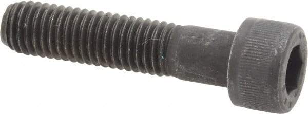 Value Collection - M10x1.50 Metric Coarse Hex Socket Drive, Socket Cap Screw - Grade 12.9 Alloy Steel, Black Oxide Finish, Partially Threaded, 45mm Length Under Head - Benchmark Tooling