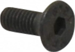 Value Collection - M3x0.50 Metric Coarse Hex Socket Drive, 90° Flat Screw - Grade 12.9 Alloy Steel, Black Oxide Finish, Fully Threaded, 8mm OAL - Benchmark Tooling