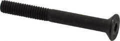 Value Collection - M4x0.70 Metric Coarse Hex Socket Drive, 90° Flat Screw - Grade 12.9 Alloy Steel, Black Oxide Finish, Partially Threaded, 35mm OAL - Benchmark Tooling