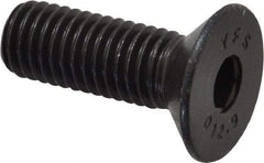 Value Collection - M10x1.50 Metric Coarse Hex Socket Drive, 90° Flat Screw - Grade 12.9 Alloy Steel, Black Oxide Finish, Fully Threaded, 30mm OAL - Benchmark Tooling