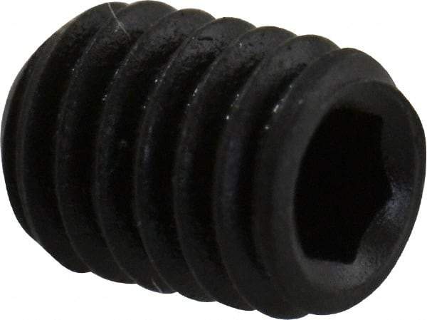 Value Collection - M3x0.50 Metric Coarse, 4mm OAL, Cup Point Set Screw - Grade 14.9 (45H) Alloy Steel, 1.5mm Key - Benchmark Tooling