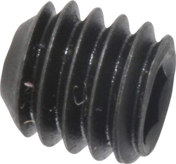 Value Collection - M4x0.70 Metric Coarse, 4mm OAL, Cup Point Set Screw - Grade 14.9 (45H) Alloy Steel, 2mm Key - Benchmark Tooling