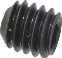 Value Collection - M4x0.70 Metric Coarse, 4mm OAL, Cup Point Set Screw - Grade 14.9 (45H) Alloy Steel, 2mm Key - Benchmark Tooling