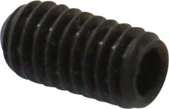 Value Collection - M4x0.70 Metric Coarse, 8mm OAL, Cup Point Set Screw - Grade 14.9 (45H) Alloy Steel, 2mm Key - Benchmark Tooling