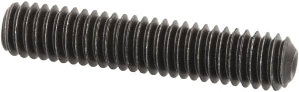 Value Collection - M4x0.70 Metric Coarse, 20mm OAL, Cup Point Set Screw - Grade 14.9 (45H) Alloy Steel, 2mm Key - Benchmark Tooling