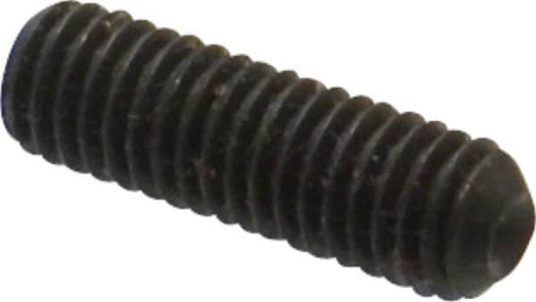 Value Collection - M5x0.80 Metric Coarse, 16mm OAL, Cup Point Set Screw - Grade 14.9 (45H) Alloy Steel, 2.5mm Key - Benchmark Tooling