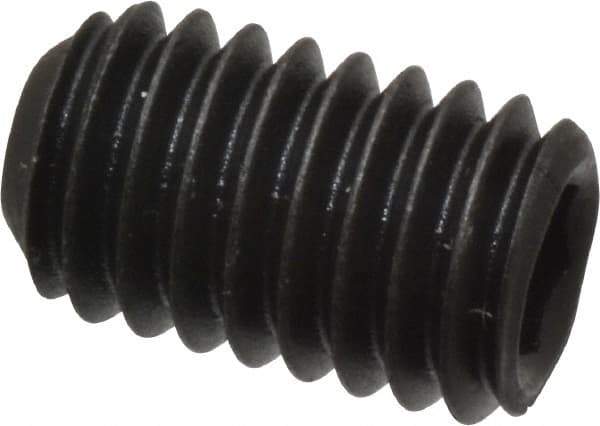 Value Collection - M6x1.00 Metric Coarse, 10mm OAL, Cup Point Set Screw - Grade 14.9 (45H) Alloy Steel, 3mm Key - Benchmark Tooling