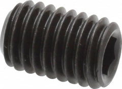 Value Collection - M8x1.25 Metric Coarse, 12mm OAL, Cup Point Set Screw - Grade 14.9 (45H) Alloy Steel, 4mm Key - Benchmark Tooling