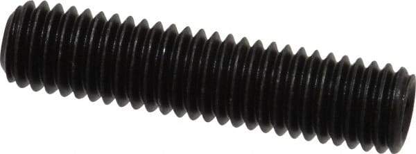 Value Collection - M8x1.25 Metric Coarse, 35mm OAL, Cup Point Set Screw - Grade 14.9 (45H) Alloy Steel, 4mm Key - Benchmark Tooling