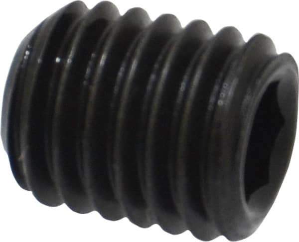 Value Collection - M10x1.50 Metric Coarse, 12mm OAL, Cup Point Set Screw - Grade 14.9 (45H) Alloy Steel, 5mm Key - Benchmark Tooling