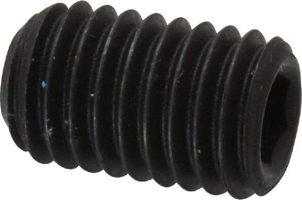 Value Collection - M10x1.50 Metric Coarse, 16mm OAL, Cup Point Set Screw - Grade 14.9 (45H) Alloy Steel, 5mm Key - Benchmark Tooling