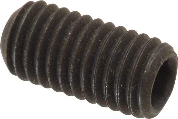 Value Collection - M10x1.50 Metric Coarse, 20mm OAL, Cup Point Set Screw - Grade 14.9 (45H) Alloy Steel, 5mm Key - Benchmark Tooling