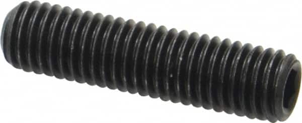 Value Collection - M10x1.50 Metric Coarse, 40mm OAL, Cup Point Set Screw - Grade 14.9 (45H) Alloy Steel, 5mm Key - Benchmark Tooling