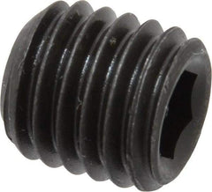 Value Collection - M12x1.75 Metric Coarse, 12mm OAL, Cup Point Set Screw - Grade 14.9 (45H) Alloy Steel, 6mm Key - Benchmark Tooling