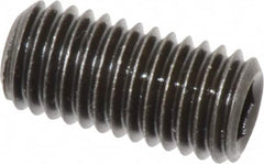 Value Collection - M12x1.75 Metric Coarse, 25mm OAL, Cup Point Set Screw - Grade 14.9 (45H) Alloy Steel, 6mm Key - Benchmark Tooling