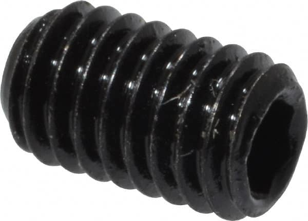 Value Collection - M3x0.50, 5mm OAL, Flat Point Set Screw - Grade 14.9 (45H) Alloy Steel, 1.5mm Key - Benchmark Tooling