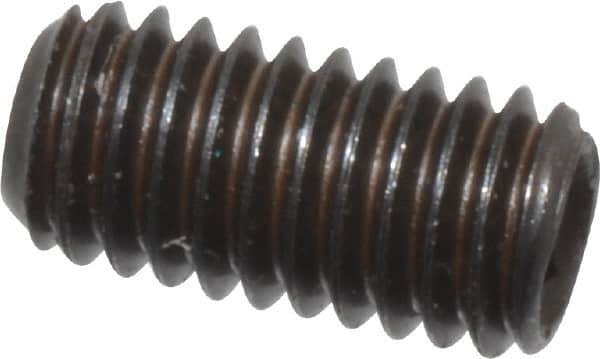 Value Collection - M3x0.50, 6mm OAL, Flat Point Set Screw - Grade 14.9 (45H) Alloy Steel, 1.5mm Key - Benchmark Tooling