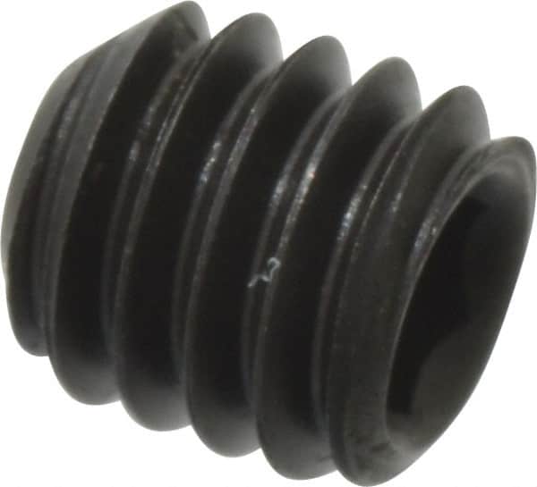 Value Collection - M4x0.70, 4mm OAL, Flat Point Set Screw - Grade 14.9 (45H) Alloy Steel, 2mm Key - Benchmark Tooling