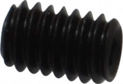 Value Collection - M4x0.70, 6mm OAL, Flat Point Set Screw - Grade 14.9 (45H) Alloy Steel, 2mm Key - Benchmark Tooling