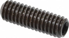 Value Collection - M4x0.70, 12mm OAL, Flat Point Set Screw - Grade 14.9 (45H) Alloy Steel, 2mm Key - Benchmark Tooling