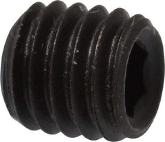 Value Collection - M5x0.80, 5mm OAL, Flat Point Set Screw - Grade 14.9 (45H) Alloy Steel, 2.5mm Key - Benchmark Tooling