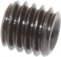 Value Collection - M6x1.00, 6mm OAL, Flat Point Set Screw - Grade 14.9 (45H) Alloy Steel, 3mm Key - Benchmark Tooling