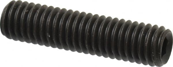 Value Collection - M6x1.00, 25mm OAL, Flat Point Set Screw - Grade 14.9 (45H) Alloy Steel, 3mm Key - Benchmark Tooling