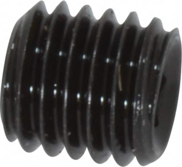 Value Collection - M10x1.50, 10mm OAL, Flat Point Set Screw - Grade 14.9 (45H) Alloy Steel, 5mm Key - Benchmark Tooling