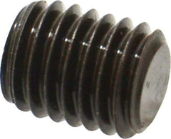 Value Collection - M10x1.50, 12mm OAL, Flat Point Set Screw - Grade 14.9 (45H) Alloy Steel, 5mm Key - Benchmark Tooling