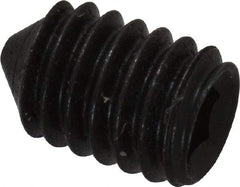 Value Collection - M4x0.70, 6mm OAL, Cone Point Set Screw - Grade 14.9 (45H) Alloy Steel, 2mm Key - Benchmark Tooling