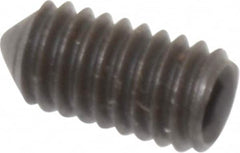 Value Collection - M4x0.70, 8mm OAL, Cone Point Set Screw - Grade 14.9 (45H) Alloy Steel, 2mm Key - Benchmark Tooling