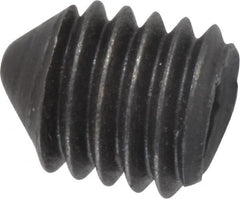 Value Collection - M5x0.80, 6mm OAL, Cone Point Set Screw - Grade 14.9 (45H) Alloy Steel, 2.5mm Key - Benchmark Tooling