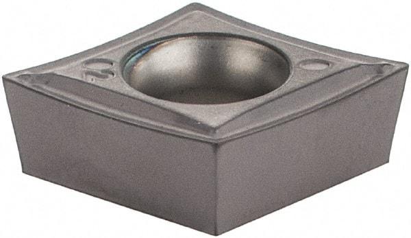 Iscar - CCMT3-0 SM Grade IC907 Carbide Turning Insert - 80° Diamond, 3/8" Inscr Circle, 5/32" Thick, 0.0079" Corner Radius - Benchmark Tooling