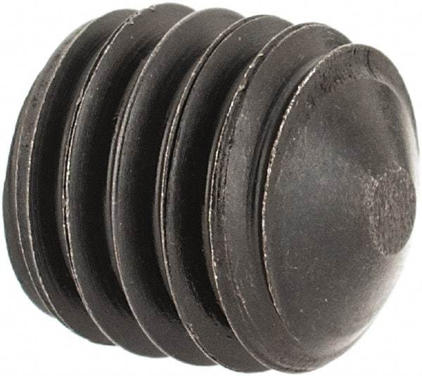 Value Collection - M8x1.25, 8mm OAL, Cone Point Set Screw - Grade 14.9 (45H) Alloy Steel, 4mm Key - Benchmark Tooling