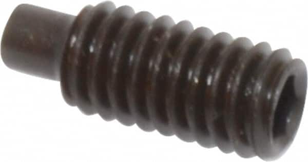 Value Collection - M4x0.70, 10mm OAL, Dog Point Set Screw - Grade 14.9 (45H) Alloy Steel, 2mm Key - Benchmark Tooling