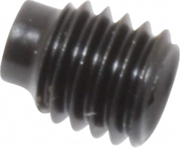 Value Collection - M5x0.80, 6mm OAL, Dog Point Set Screw - Grade 14.9 (45H) Alloy Steel, 2.5mm Key - Benchmark Tooling