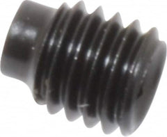 Value Collection - M5x0.80, 6mm OAL, Dog Point Set Screw - Grade 14.9 (45H) Alloy Steel, 2.5mm Key - Benchmark Tooling