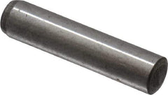 Value Collection - 4mm Diam x 18mm Pin Length Grade 8 Alloy Steel Precision Dowel Pin - Bright Finish, 1 Rounded End - Benchmark Tooling