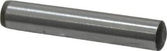 Value Collection - 4mm Diam x 22mm Pin Length Grade 8 Alloy Steel Precision Dowel Pin - Bright Finish, 1 Rounded End - Benchmark Tooling