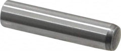 Value Collection - 5mm Diam x 22mm Pin Length Grade 8 Alloy Steel Precision Dowel Pin - Bright Finish, 1 Rounded End - Benchmark Tooling