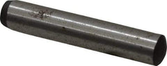 Value Collection - 5mm Diam x 28mm Pin Length Grade 8 Alloy Steel Precision Dowel Pin - Bright Finish, 1 Rounded End - Benchmark Tooling