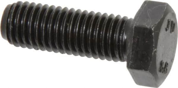 Value Collection - M12x1.75mm Metric Coarse, 35mm Length Under Head Hex Head Cap Screw - Fully Threaded, Grade 8.8 Steel, Uncoated, 19mm Hex - Benchmark Tooling