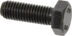Value Collection - M12x1.75mm Metric Coarse, 35mm Length Under Head Hex Head Cap Screw - Fully Threaded, Grade 8.8 Steel, Uncoated, 19mm Hex - Benchmark Tooling