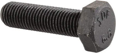 Value Collection - M8x1.00mm Metric Fine, 30mm Length Under Head Hex Head Cap Screw - Fully Threaded, Grade 8.8 Steel, Uncoated, 13mm Hex - Benchmark Tooling