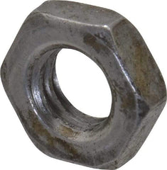 Value Collection - M6x1.00 Steel Right Hand Hex Jam Nut - 10mm Across Flats, 3.2mm High, Uncoated - Benchmark Tooling