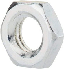 Value Collection - M8x1.25 Steel Right Hand Hex Jam Nut - 13mm Across Flats, 4mm High, Zinc-Plated Finish - Benchmark Tooling