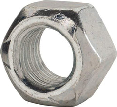 Value Collection - M16x2.00 Metric Coarse Grade 8 Hex Lock Nut with Distorted Thread - 14mm High, Zinc-Plated Finish - Benchmark Tooling